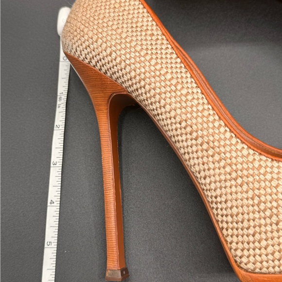 Saint Laurent Cloth heels 38 Used Brown, Cloth - Picture 16 of 16